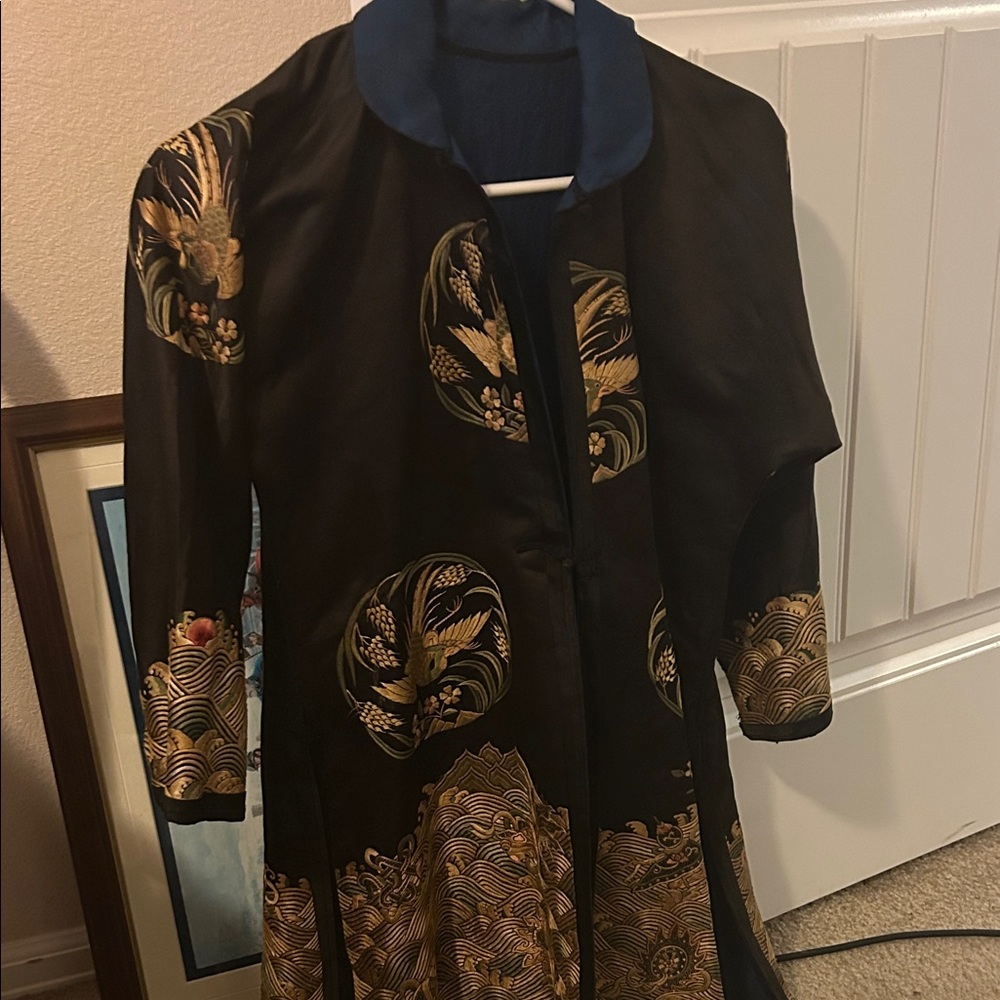 Elegant Black and Gold Women's Jacket